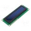 REC001602HGPP5N00100 Display: OLED; alphanumeric; 16x2; Dim: 122x44x10mm; green; PIN: 16 jYgJMvzkTZv3RM9wMoh98px1ZIsMBI0dPkP9l-hNh5Q