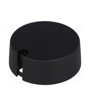 A1040639 Knob; with pointer; plastic; Øshaft: 6.35mm; Ø40x16mm; black; A10 vrQzOjo4rzzq88Pdl7Rte2S9kqUpoxVdVpiwA873Fg0