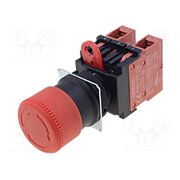 A22E-S-02 Switch: emergency stop; 22mm; Stabl.pos: 1; NC x2; red; 3A/230VAC e2F-im_FUnQB8t3ZmT29hkICwFsHogGmTBzL0WSb4Wk