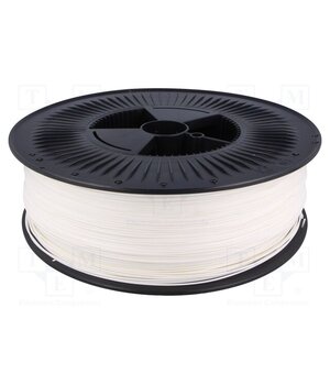 PLA 1,75 WHITE 5 Filament: PLA; Ø: 1.75mm; white; 200÷235°C; 5kg DzR1wDnT-24wtHpAY6uZSk43mNtmVP6HXxl165XvvkM