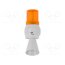 710111113 Signaller: lighting-sound; 230÷240VAC; bulb BA15D; orange; IP43 LBEfO1w8dcXW2-yKa00SgDsTAQI1iyYAFh9FirRG0dc