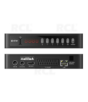 Digitālais uztvērējs DVB-T STB eSTAR T2 618 HD

 AATVI_618HD+1.jpg