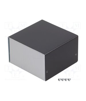 332.18 Enclosure: with panel; X: 100mm; Y: 103mm; Z: 63mm; aluminium; silver T504Bl4blinzrivKJRTEdfIr23DjqPsLS6daOIfP_GU