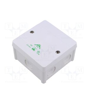 80210001 Enclosure: junction box; X: 87mm; Y: 87mm; Z: 52mm; polypropylene PP y2zPALxZqtDFYPBTebOgAGhod8dYBn1XSh4V8oeMXpE