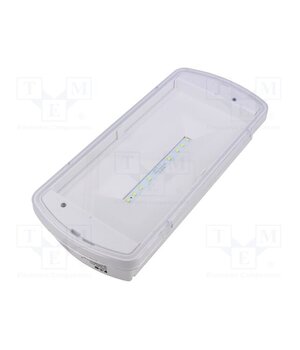 SL2MNM42E1C3A Lamp: LED emergency luminaire; SafeLite; IP42; white; 150lm; 0.8Ah 41S-qEoxVyifZbaKKi6cC7Yg5Gp0iGxoXkFw0SeWK7g