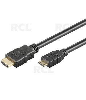 KABELIS mini HDMI (M) <-> HDMI (M) 1 m GOLD

 CKA656G_1.jpg