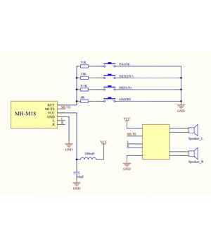 Bezvadu Bluetooth MP3 audio uztvērēja plate MH-M18

 ABESP030+1.jpg