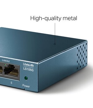 Datoru tīkla komutators LS105G, 5 porti 10/100/1000Mbps, Tp-Link

 AKOM105G+0.jpg