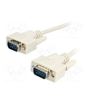 CAB-09WW/3 Cable; D-Sub 9pin plug,both sides; Len: 3m; connection 1: 1 jMr9UE7V7u2YMH5twPAnNQA0fcFPf4aLIZ_Z2MytdX4