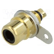 BTO 1 V SCHWARZ Connector: RCA; socket; female; straight; soldering; gold-plated J8dmdTC6FabrqFi3W3J-Afhikr8AkHueloDMl0YjEGs