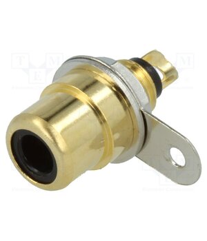 BTO 1 V SCHWARZ Connector: RCA; socket; female; straight; soldering; gold-plated J8dmdTC6FabrqFi3W3J-Afhikr8AkHueloDMl0YjEGs