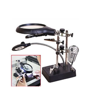 Lodēšanas dzelzs statīvs ar palielināmo stiklu un LED apgaismojumu, TE-800

 ILITS5+4.jpg