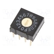 A6R-161RF Encoding switch; HEX/BCD; Pos: 16; THT; Rcont max: 200mΩ; A6R Ry6ipqI4GcOKRo3LQLW_hPfrIT24zo9EGjOyFWT47Jc