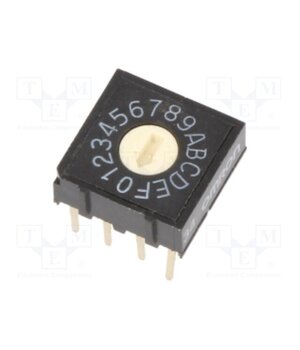 A6R-161RF Encoding switch; HEX/BCD; Pos: 16; THT; Rcont max: 200mΩ; A6R Ry6ipqI4GcOKRo3LQLW_hPfrIT24zo9EGjOyFWT47Jc