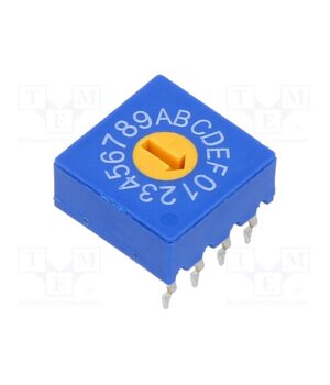 ERD416RSZ Encoding switch; HEX/BCD; Pos: 16; THT; Rcont max: 100mΩ; 5Ncm; tube bDkMZyZlVuFJ1ocq2LO1N4X0A7_uAwQeuS1I2LgQqZ8