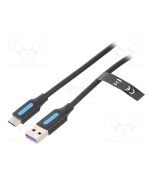 CORBD Cable; USB 2.0; USB A plug,USB C plug; 0.5m; black; Cu,tinned; PVC Qg5ZJ29rVwac-8IMP9FlxlTENCek18AvRgQpYoNZ2VA