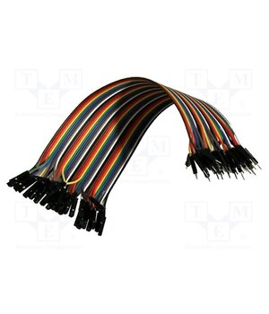 CAB M-F(40-17-RAINBOW) Connection cable; mix colours; 40pcs; 170mm; ribbon _EOnBgWr0CG_evp8KaM4_narIZ5Agg_NsHEytBtAjJM