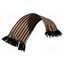 CAB M-F(40-17-RAINBOW) Connection cable; mix colours; 40pcs; 170mm; ribbon _EOnBgWr0CG_evp8KaM4_narIZ5Agg_NsHEytBtAjJM