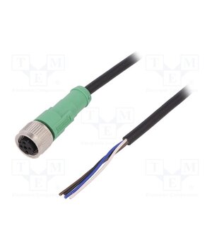 SAC-4P-10,0-PVC/M12FS Cable: for sensors/automation; PIN: 4; M12 female; straight; 10m SItzjx8JrPw9dUHg9L8G97BcpJ3tG0pVRvqsgZeTOXg