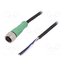 SAC-4P-10,0-PVC/M12FS Cable: for sensors/automation; PIN: 4; M12 female; straight; 10m SItzjx8JrPw9dUHg9L8G97BcpJ3tG0pVRvqsgZeTOXg
