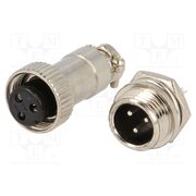 DS1110-01-3B6 Connector: microphone MINI; socket,plug; male,female; PIN: 3; MINI xrQZb5PoHW7CAu3zW3gsfm3-EnK1z9GCqpFlKGIzU5U