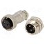 DS1110-01-3B6 Connector: microphone MINI; socket,plug; male,female; PIN: 3; MINI xrQZb5PoHW7CAu3zW3gsfm3-EnK1z9GCqpFlKGIzU5U