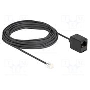 88096 Cable: telephone; RJ11 plug,RJ45 socket; 10m; black; 28AWG kEOekMuPiOdbFLdsP0NH1-sT3_0ppaY7S3kyGoXHctM