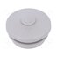 26042001 Grommet; elastomer thermoplastic TPE; grey; Holes no: 1; -35÷60°C f_NbqlF6cFpdUIl0nulw9iW847LFOESuCLABrpWIvL0