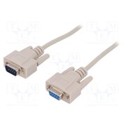 CAB-09GW/2 Cable; D-Sub 9pin socket,D-Sub 9pin plug; Len: 2m; Øcable: 5mm IUJmSx1Nw-J2h9Fd7zL0f8ZtMtlYi9JMPa7moU4QcgA