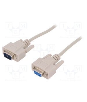 CAB-09GW/2 Cable; D-Sub 9pin socket,D-Sub 9pin plug; Len: 2m; Øcable: 5mm IUJmSx1Nw-J2h9Fd7zL0f8ZtMtlYi9JMPa7moU4QcgA