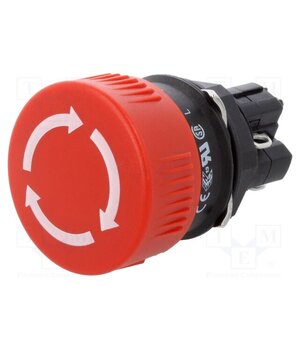 51-256.025 Switch: emergency stop; 16mm; Stabl.pos: 2; NC + NO; red; none; IP65 LW7gRqPTsr8lSdjUToIKa7e9Ah90rAvM7NPAu9dbvLE
