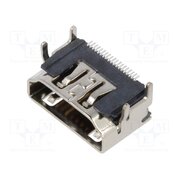 10029449-001RLF Connector: HDMI; socket; PIN: 19; pallad nickel alloy; angled 90° CUjamF1P4kBD_1zKdGfEPS4C0c82CMzB4qgZFSm9PvA