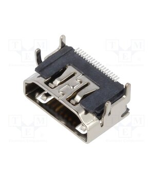 10029449-001RLF Connector: HDMI; socket; PIN: 19; pallad nickel alloy; angled 90° CUjamF1P4kBD_1zKdGfEPS4C0c82CMzB4qgZFSm9PvA