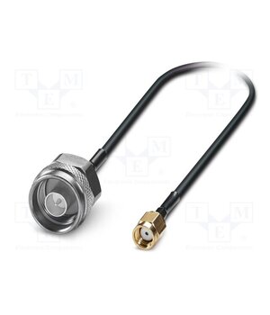 1340130 Cable; N male,RP-SMA male; FRNC; shielded connectors; black; 0.5m r1LHSmtF8s2E6S4Pbk0Chkh7idV1ICshvrXxtPEq7jk