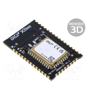 XB3-24DMPT-J Module: RF; PCB; XBee; 2.4GHz; I2C,SPI,UART; -103dBm; 8dBm; THT 0e_tjDy43x7kj0Zl97aTob3ps2d4ZGdeb3PcOawBeFk