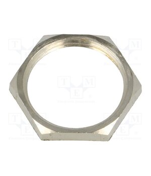 2699 Nut; PG13,5; brass; 23mm; Thread: PG; Plating: nickel njWCazKc8hDdqhln2VE4e58N9hPoWwO3rWd31KdWBuQ