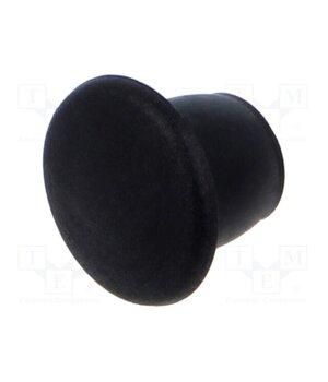 10060551 Stopper; H: 6.5mm; push-in; Flange dia: 11mm; black; 054070122003 UKSYoAyRYyvULNTf6VAc8Q2bTntEyX0nNSwG0gZgGNI