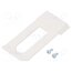 CL001W-S Holder; white; CLIPS; 60x20x6mm -kpsva9b4esjLDGfNnmY4podFkHETv-DuWa_ou3-VWs