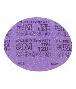 775L P120 150MM CUBITRON II Sanding plate; 150mm; Granularity: 120; with holes; Mounting: bur hyGJBVhb12dTf2D_jf7f042N0CgWMbYSE1A5CmuH3PM