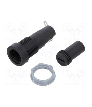 502610 Fuse holder; 5x20mm; 10A; 250VAC; on panel; thermoplastic; IP40 ZPNgYpFZt-yLS1HSiPsoWpLxGtt5aX8tWTR34O8sLbI