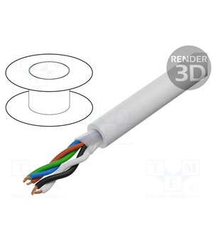 TSK1176 WHITE Wire: assembly; 2x0.5mm2,3x0.35mm2; stranded; -20÷70°C; Core: OFC V_c9Q67TgR_grMBMg6KTduYutAyMffdrTmuo4hdY_RA