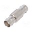 J01004A0618 Coupler; BNC socket,both sides; straight; 50Ω; PTFE j9DkXHCukdV21c0enHQM2LXTzc_s55xpPOVWzleTUHI