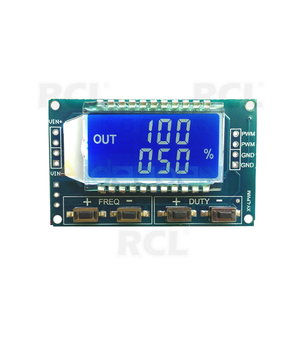 Signāla ģenerators ar LCD displeju, XY-LPWM, 1 Hz–150 kHz, 3,3 V–30 V PWM impulsa frekvence, darba cikls

 ABRM21.jpg