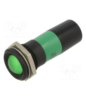 195E1231M Indicator: LED; green; 230VAC; Ø22mm; 100mcd fRhOFSeaPHrjM2uORNGULx3hqJX8kI95VDKtPE6f5bs