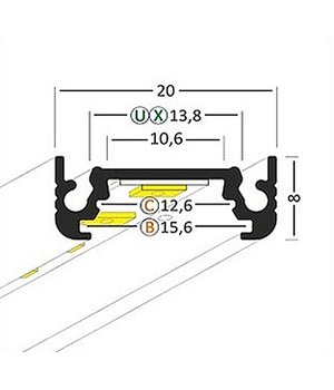 LED PROFILE SURFACE10, alumīnijs, anodēts

 PLPS10X+1.jpg