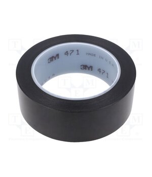 471-38-33/BK Tape: marking; black; L: 33m; W: 38mm; Thk: 0.13mm; 2.5N/cm; 130% z_MXCPnIX7h4oJTAufR50A4ilhGmfTvyasQhxd1fPnw