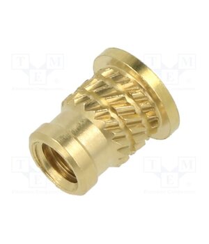 3148323 Threaded insert; brass; M4; BN 20003 OpbXsr1SnBT5lbqa9YWW5PTa1JAOfHrmpcC4ZPJsSvM