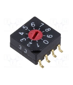 SMR 5110 Encoding switch; Pos: 10; SMD; 100mΩ; DC load @R: 0.03A/15VDC jwh3pmKxdY3BgIGPZb4QlIX5sw3--qXlBpY9SnLf1ec
