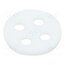 104-020 Spacer sleeve; LED; Øout: 5.1mm; L: 0.9mm; white; Holes pitch: 2.5mm -LUxa5o2oYE81O3GH0wKmjCxLnua-tyljDaEi586D-I