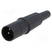 APM CP3004 Connector: XLR; plug; male; PIN: 3; straight; for cable; soldering 8STQ36tI1Bn-zTvQOLdw89YVQCF7Ye3MyG40WdwZ0LE